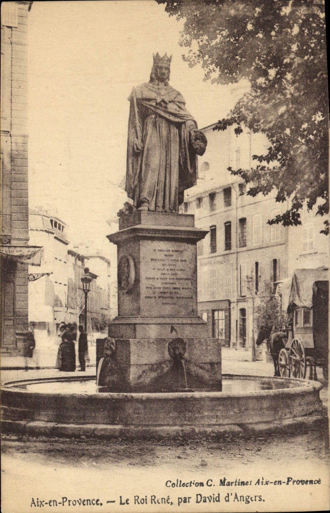 Aix-en-Provence — Le Roi René, par David d'Angers