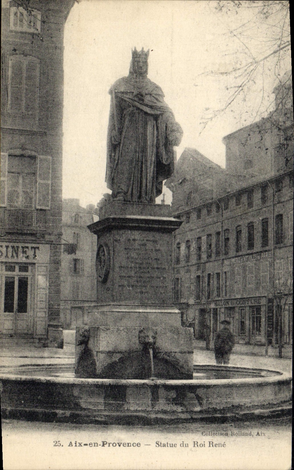 Aix-en-Provence — Statue des Königs René — Sammlung Rolland, Aix