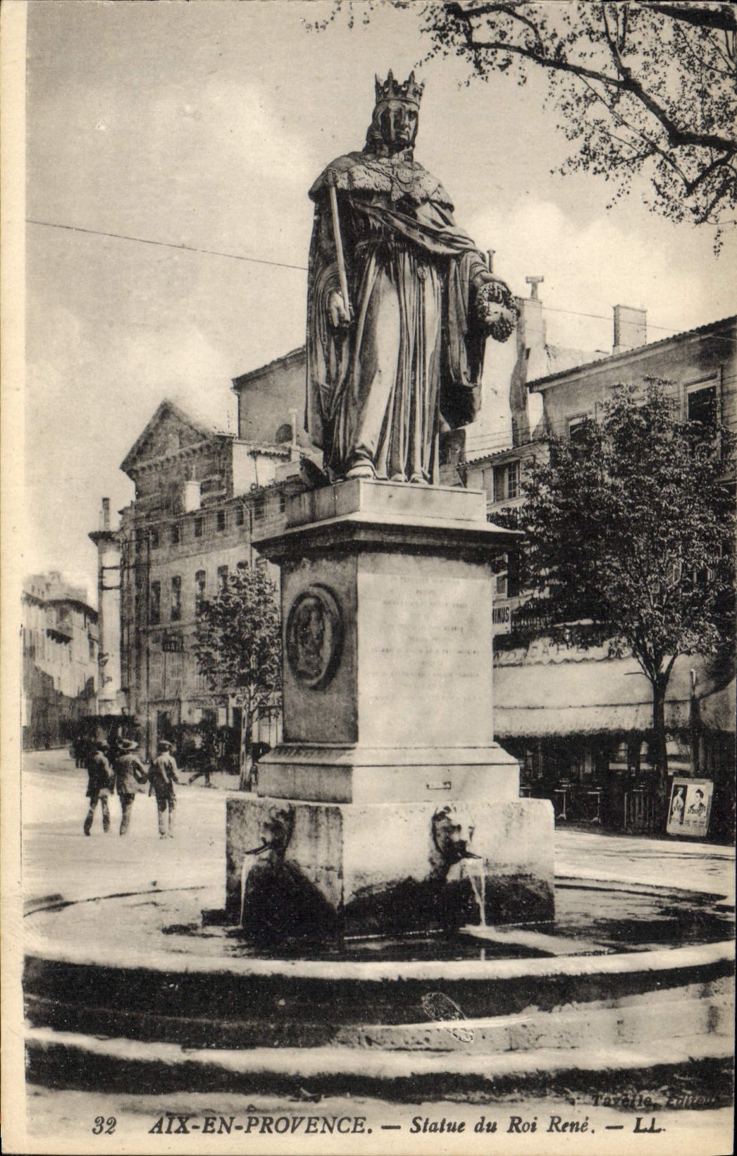 Aix-en-Provence — Statue des Königs René — Tavella & Tailhout