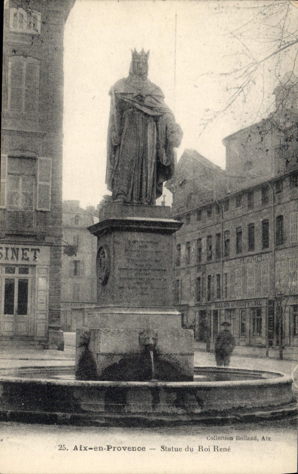 Aix-en-Provence — Statue des Königs René — Sammlung Rolland, Aix