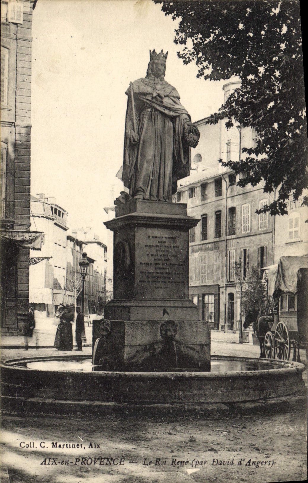 AIX-en-PROVENCE — Le Roi René (par David d'Angers)