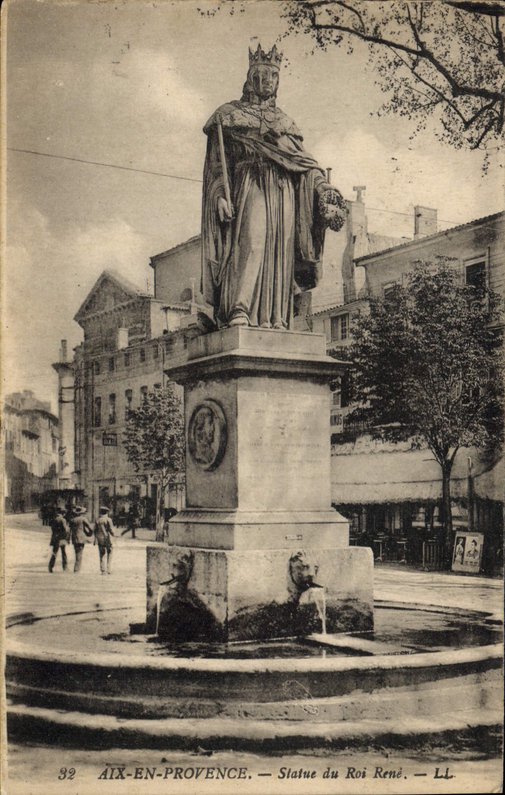 Aix-en-Provence — Statue des Königs René — LL