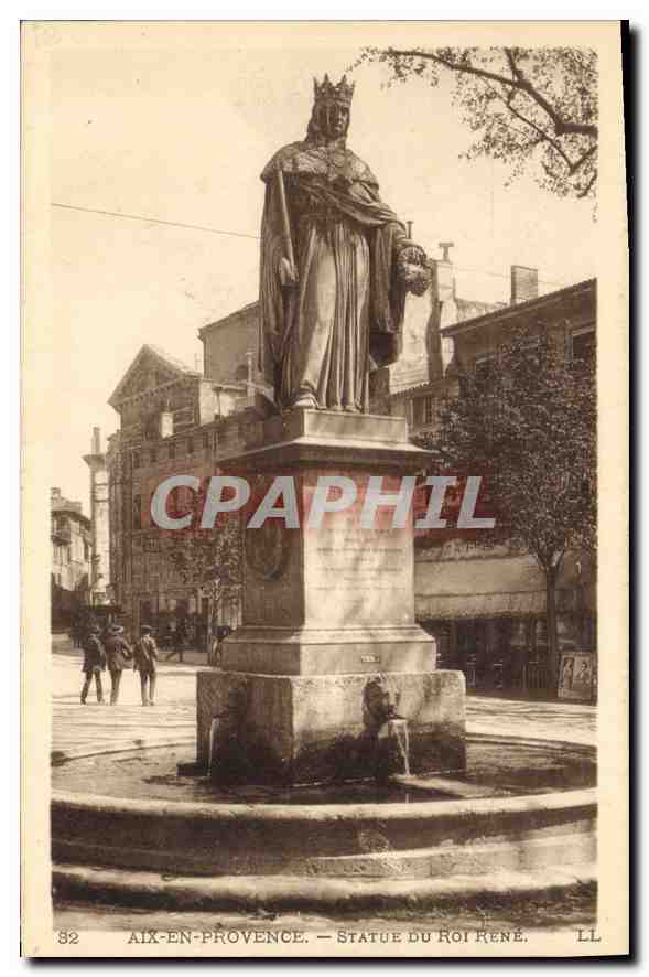 Aix-en-Provence — Statue of King René — LL