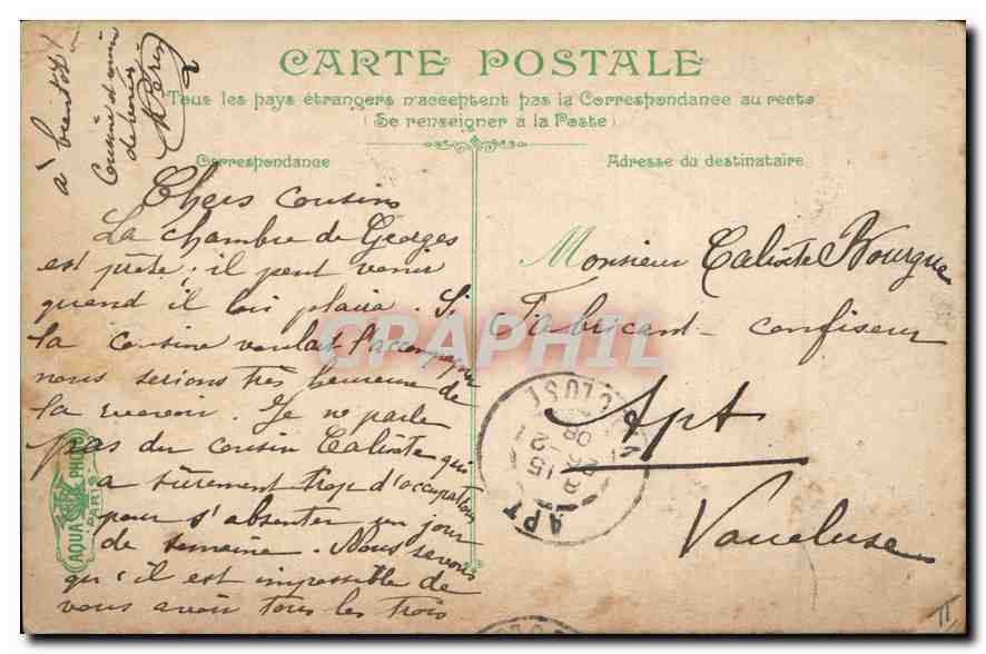 Ala-en-Provence — Statue de Mirabeau dans le jardin du château — Éditeur : Léon Dreyfus, n° 20616 — Reverso