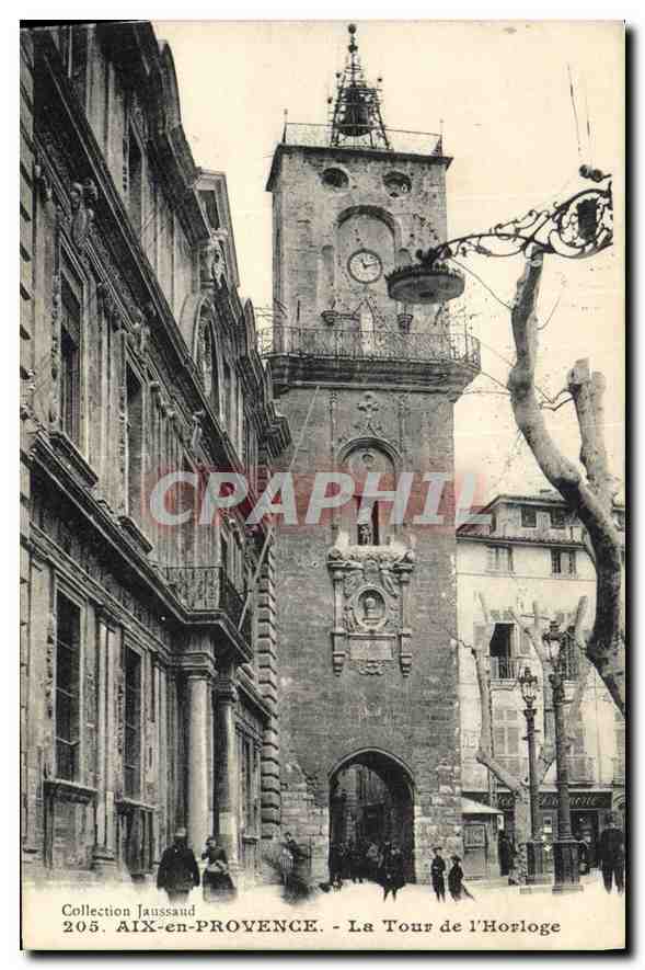 Aix-en-Provence — La Tour de l'Horloge — Collection Jauassaud n°205