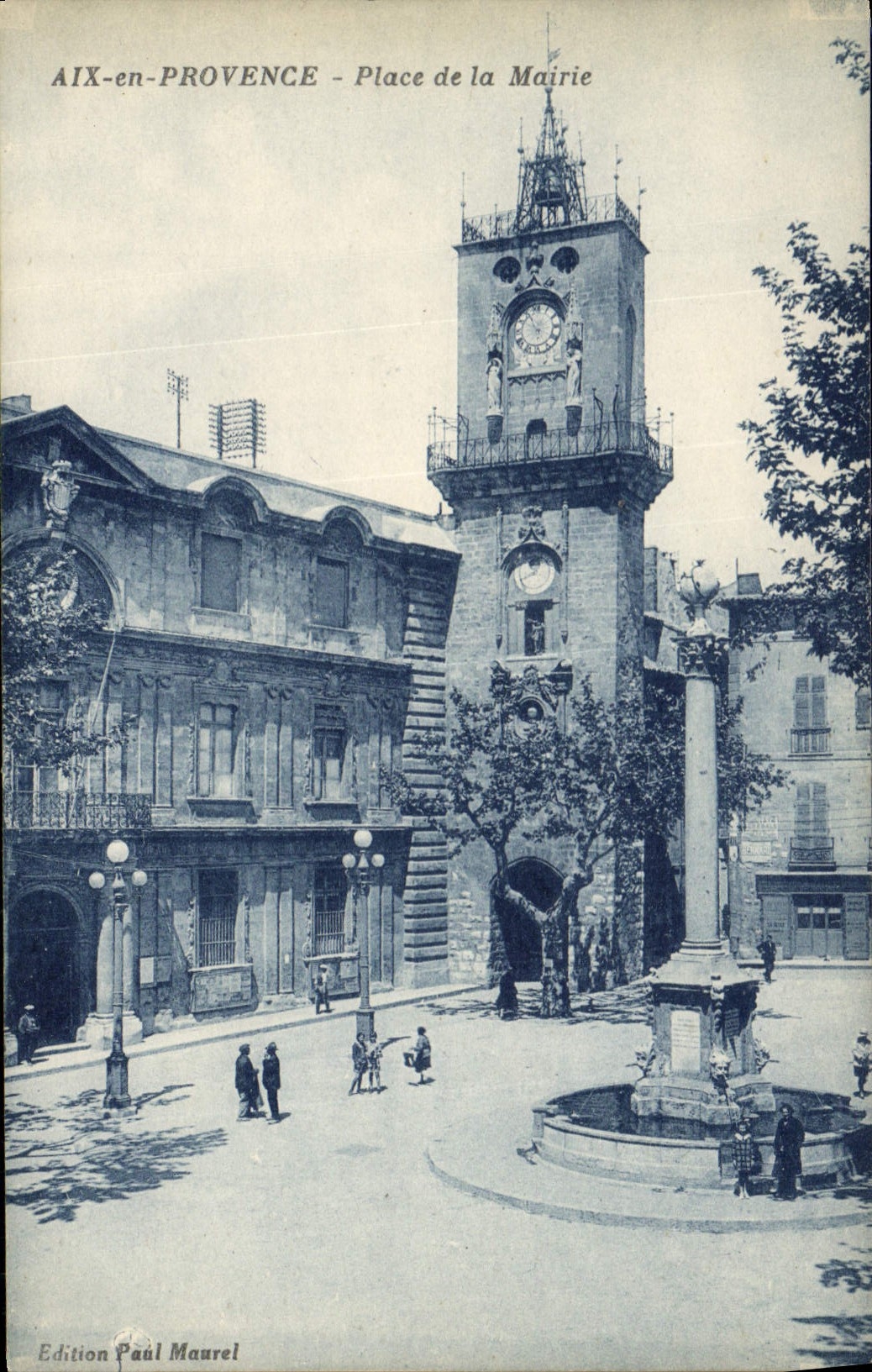 AIX-en-PROVENCE - Place de la Mairie — Édition Paul Maurel