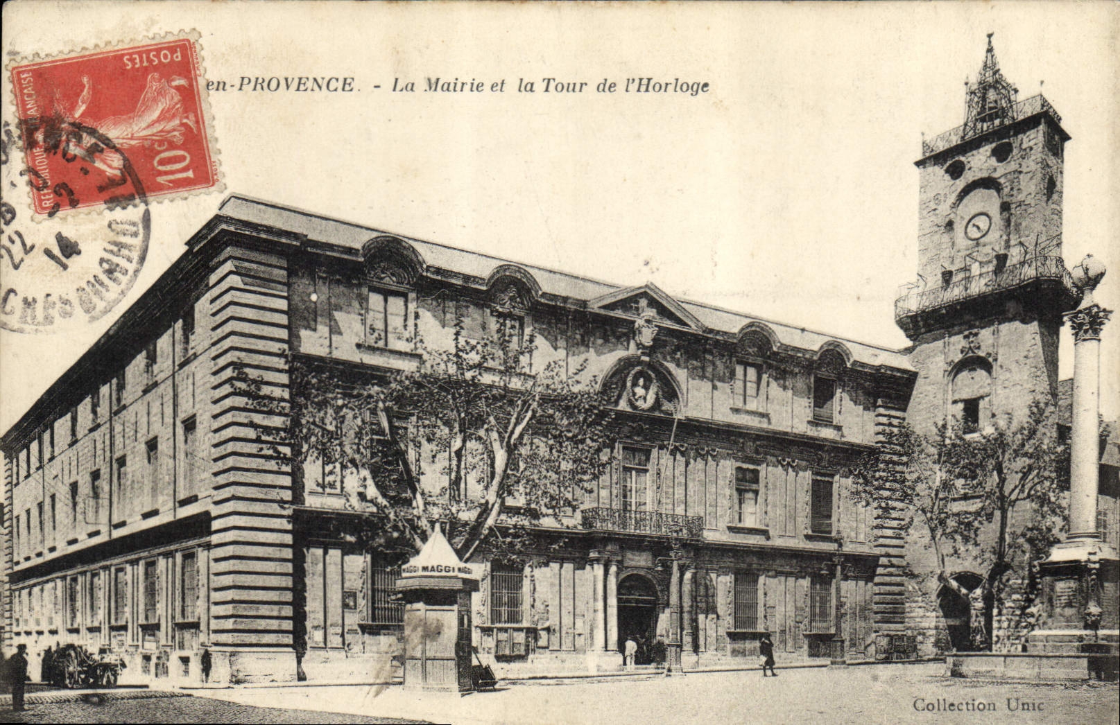 Aix-en-Provence - La Mairie et la Tour de l'Horloge — Éditeur MAGGI N° 10