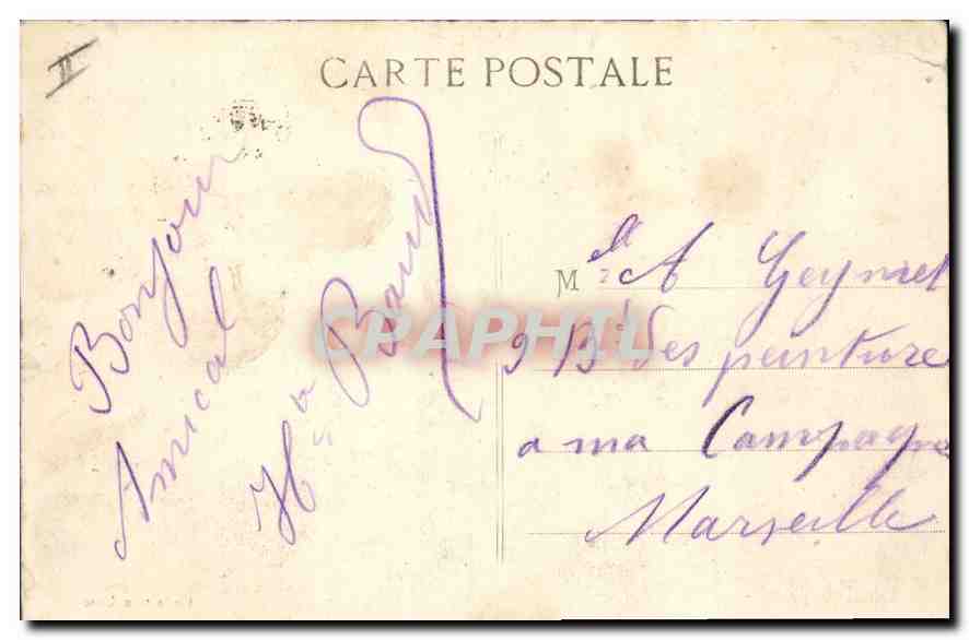 Aix-en-Provence - La Mairie et la Tour de l'Horloge — Éditeur MAGGI N° 10 — Verso
