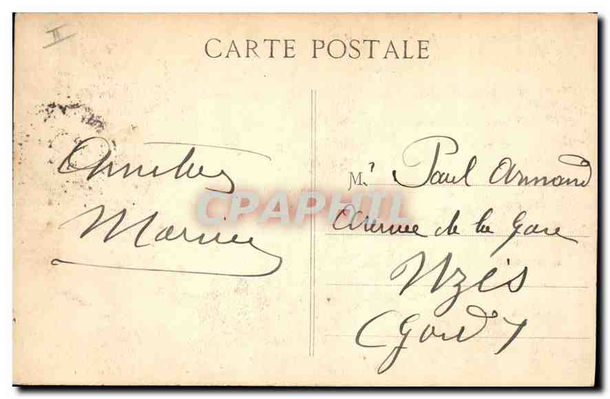 Marseille-en-Provence — La Mairie et la Tour de l'Horloge — Éditeur MAGGI — Reverso