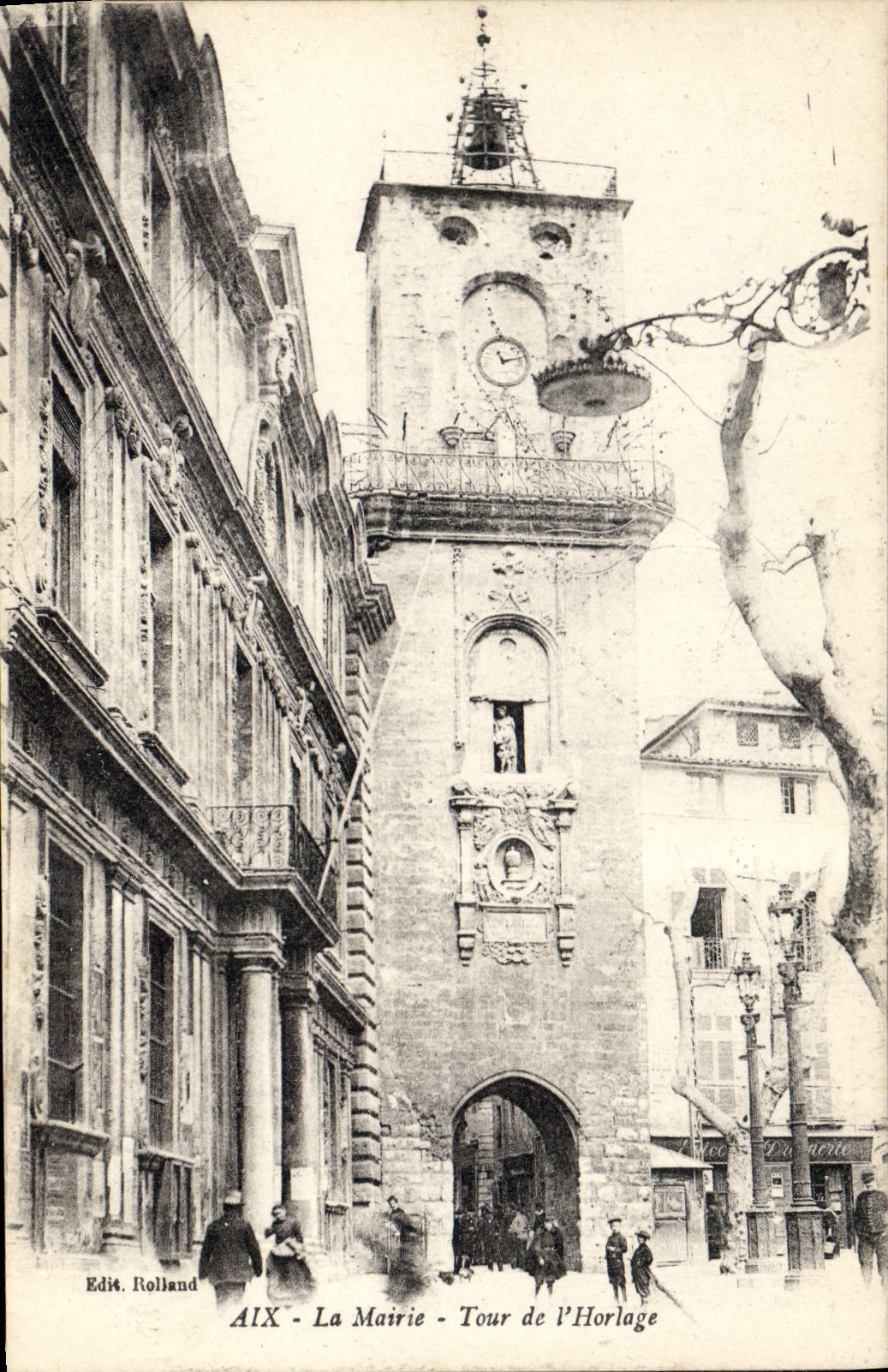 Aix - La Mairie - Tour de l'Horloge — Édit. Rolland