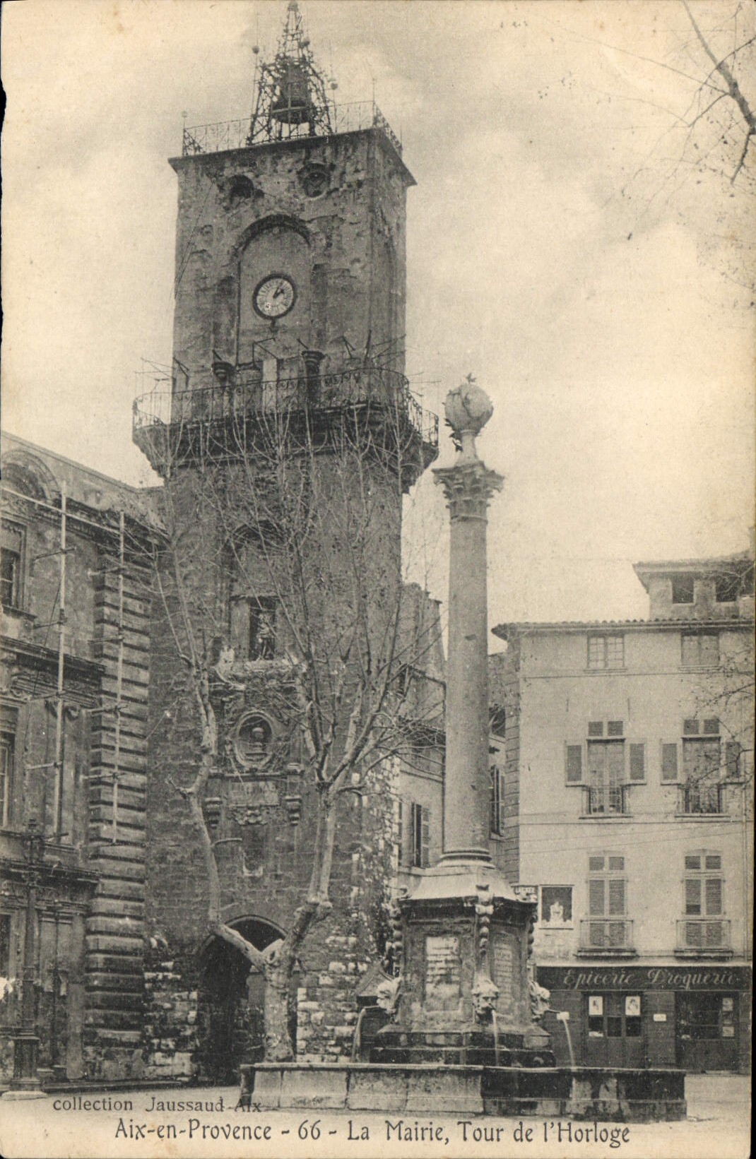 Aix-en-Provence - La Mairie, Tour de l'Horloge — collection Jaussaud - 66
