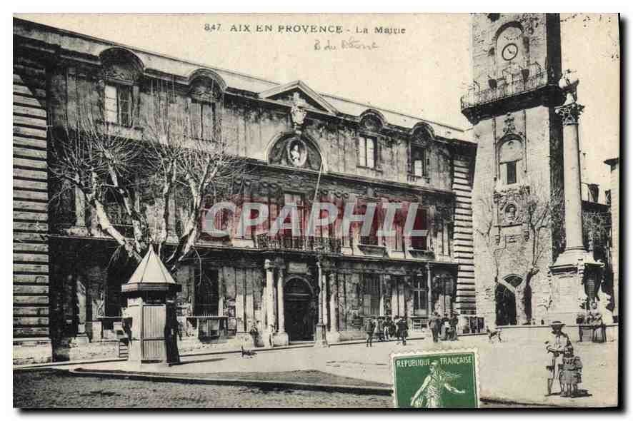 Aix-en-Provence - Das Rathaus — mit der Tour du Relais