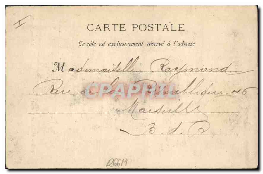 CPA Aix Mairie et Beffroi  — Verso