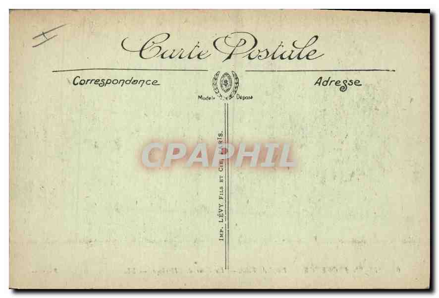 CPA Aix en Provence Hotel de Ville La Tour de l'Horloge  — Verso