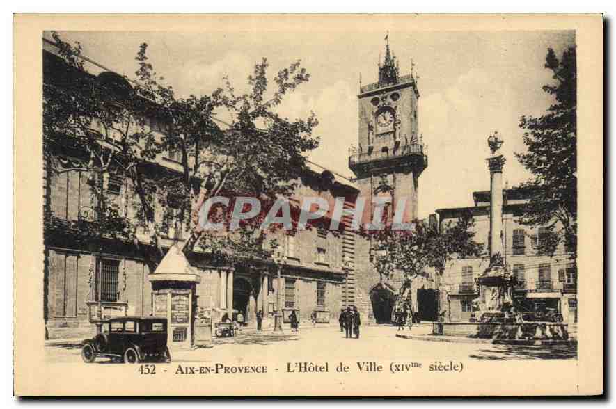 Aix-en-Provence - L'Hôtel de Ville (xivème siècle) - Édition La Cigogne, Marseille