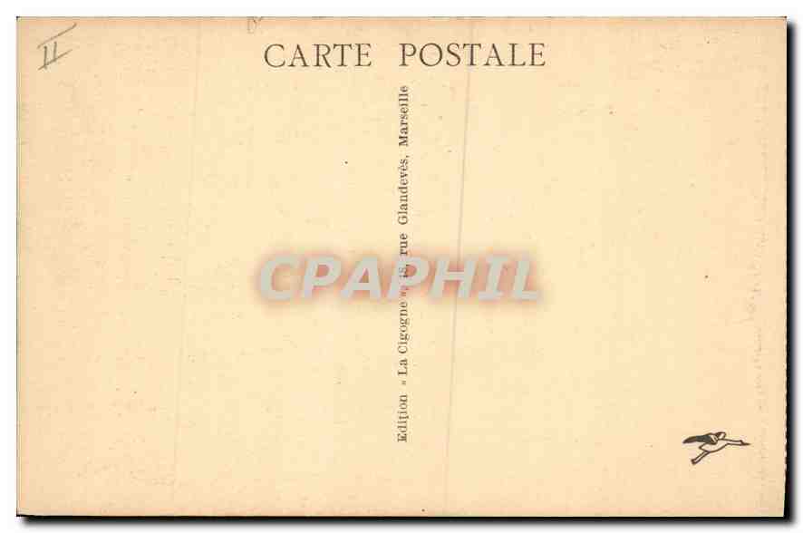 Aix-en-Provence - L'Hôtel de Ville (xivème siècle) - Édition La Cigogne, Marseille — Verso