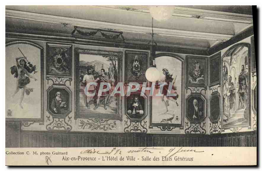 Aix-en-Provence - L'Hôtel de Ville - Salle des États Généraux — photo Guitard