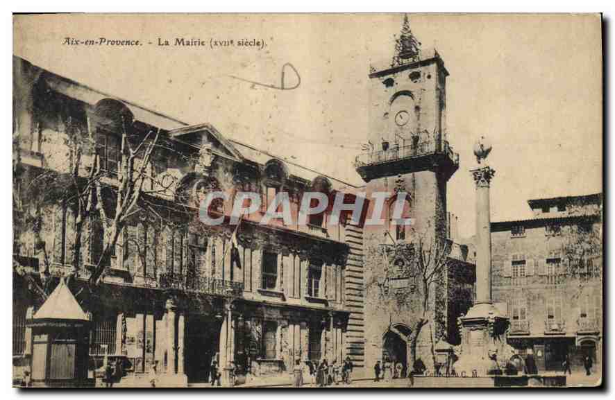 Aix-en-Provence — La Mairie (xviiième siècle) — C.M. (éditeur)