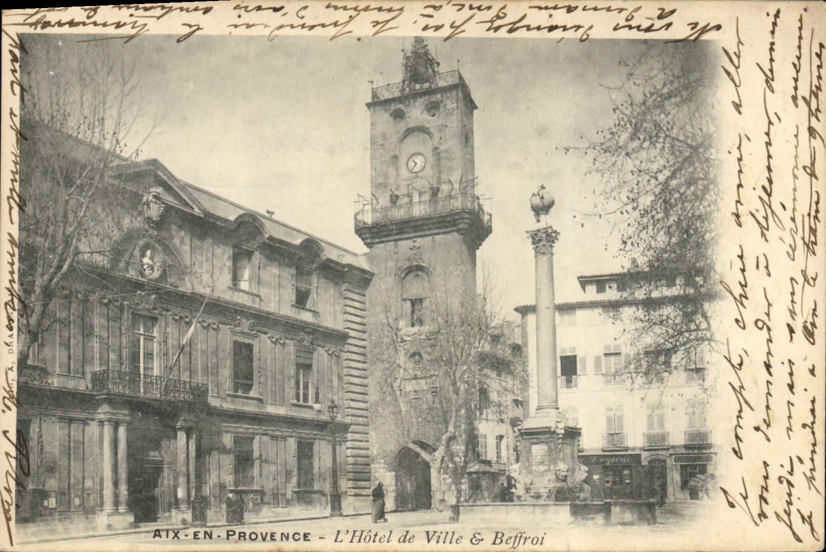 Aix-en-Provence — L'Hôtel de Ville & Beffroi