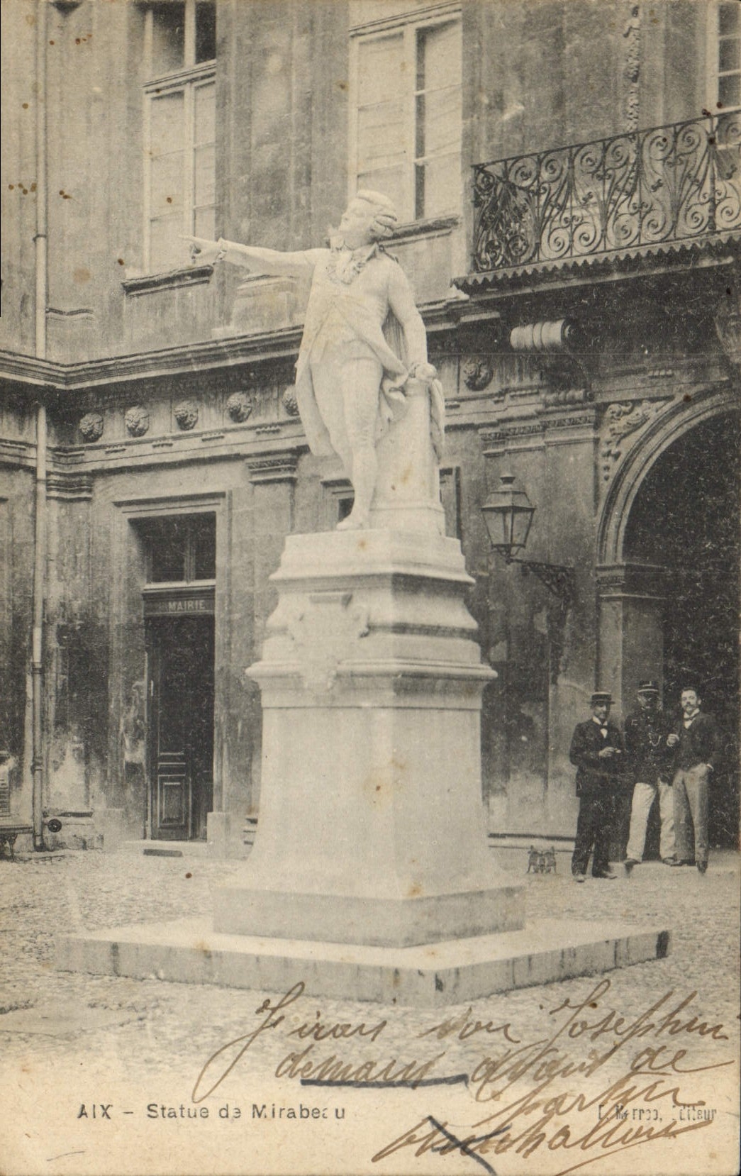 Aix-en-Provence — Statue des Mirabeau — L. Mercier, Verlag