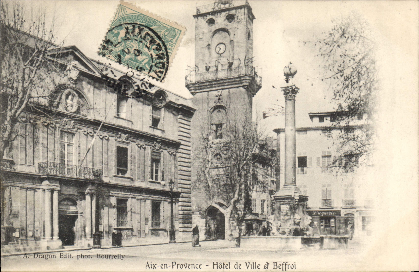 Aix-en-Provence — Hôtel de Ville & Beffroi — A. Dragon Edit. phot. Bourrelly