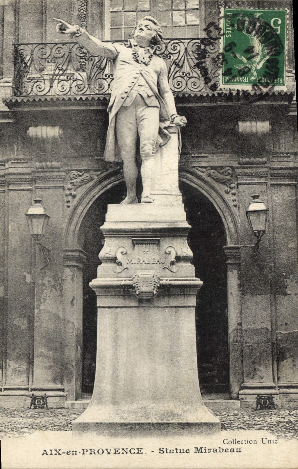 AIX-en-PROVENCE — Statue Mirabeau — Collection Unique