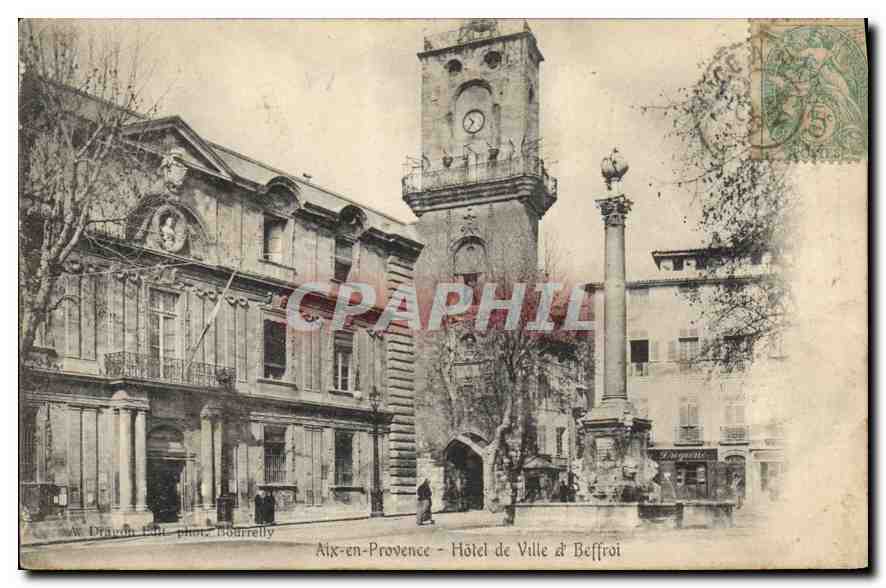 Aix-en-Provence — Hôtel de Ville & Beffroi