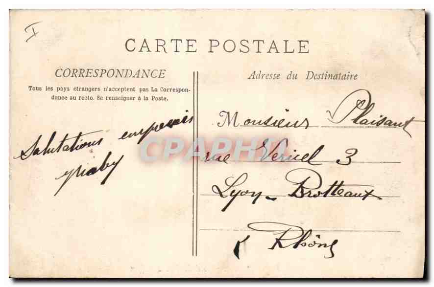 Aix-en-Provence — Hôtel de Ville & Beffroi — Verso