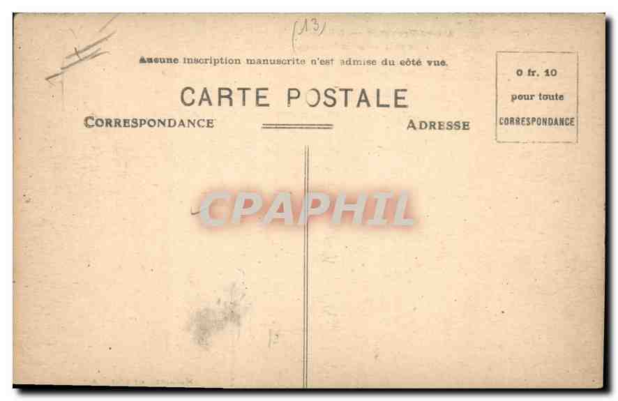 Aix-en-Provence — Das Rathaus und die Uhrenturm — Marairet & Cie, n° 168 — Rückseite
