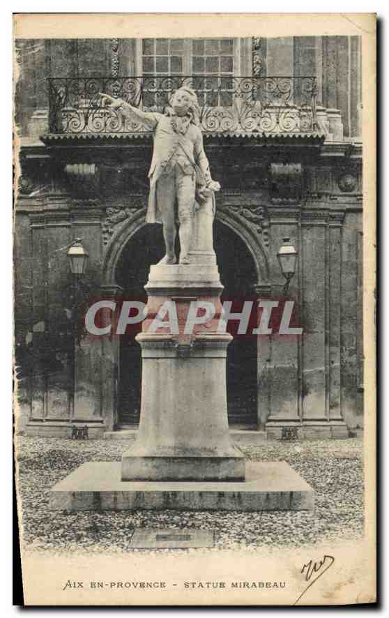 Aix-en-Provence — Statue Mirabeau — CPAPHIL