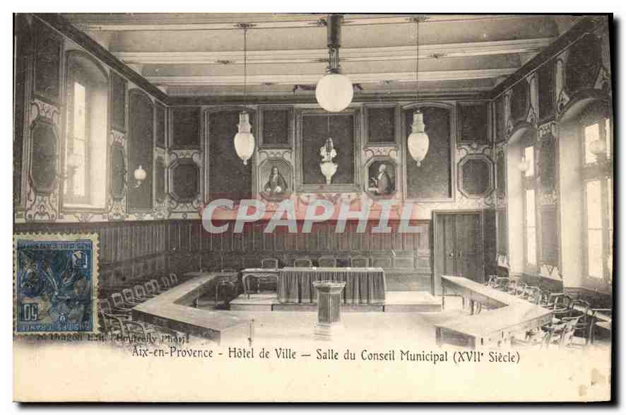 Aix-en-Provence — Rathaus — Ratssaal (17. Jahrhundert)