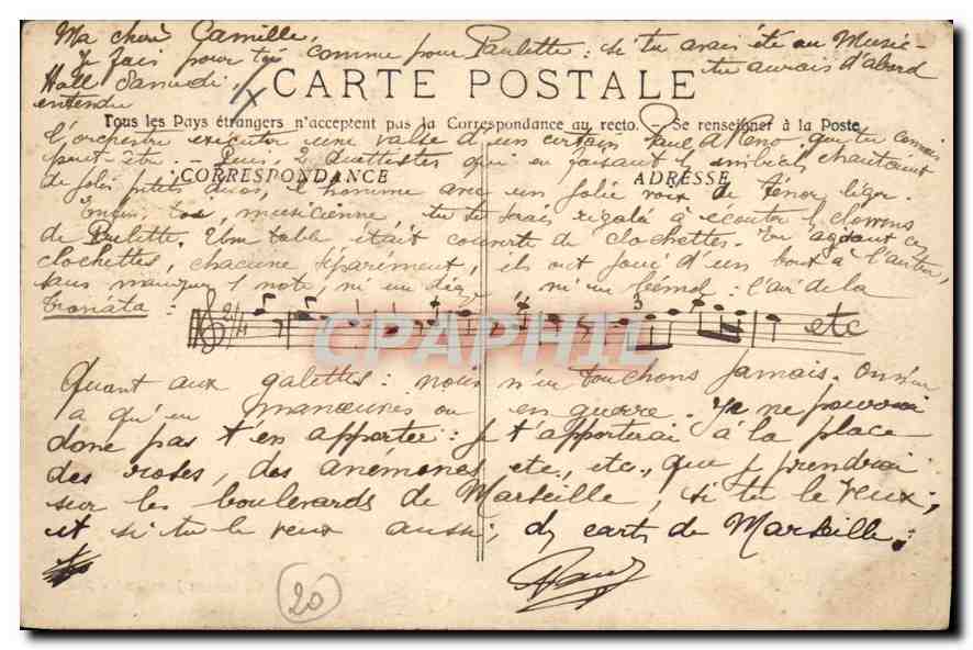 Aix-en-Provence - La Mairie — vue de la mairie et de la tour de l'horloge — éditée par Mlle Camille Reynaud — Reverso