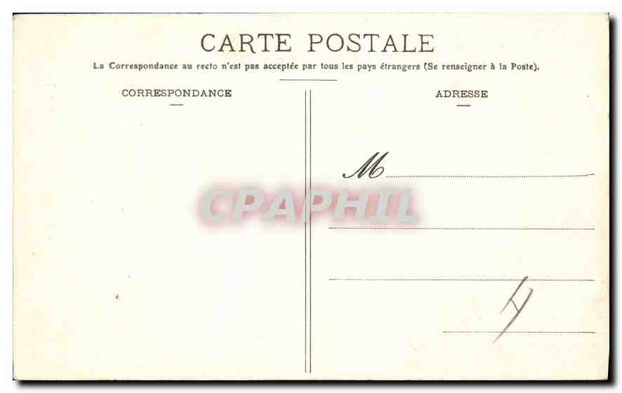 Aix-en-Provence — Statue de Mirabeau dans la cour de la Mairie — Collection Jaussaud, Aix — Verso