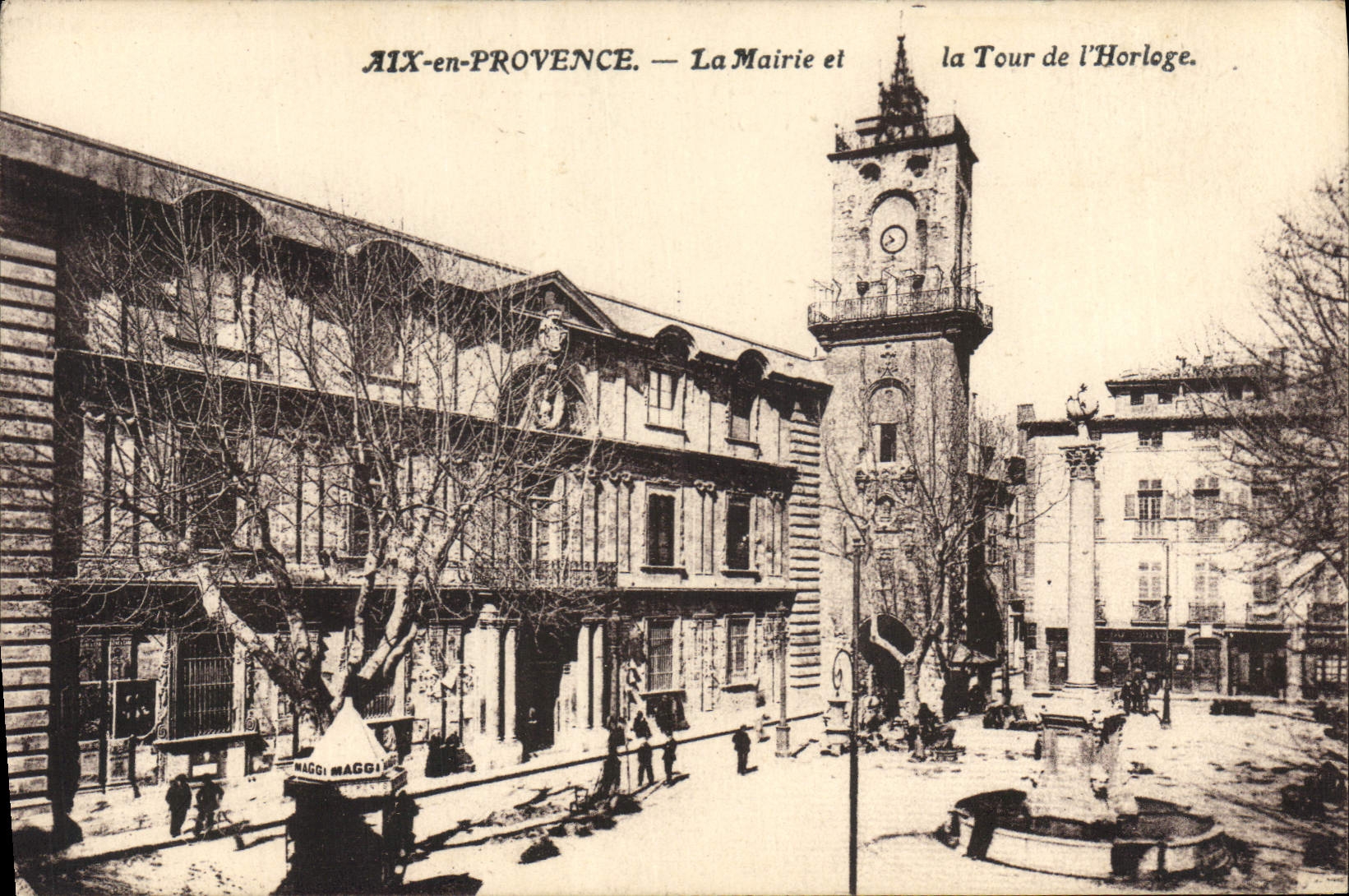 AIX-en-PROVENCE — Das Rathaus und die Uhrenturm — Maggi