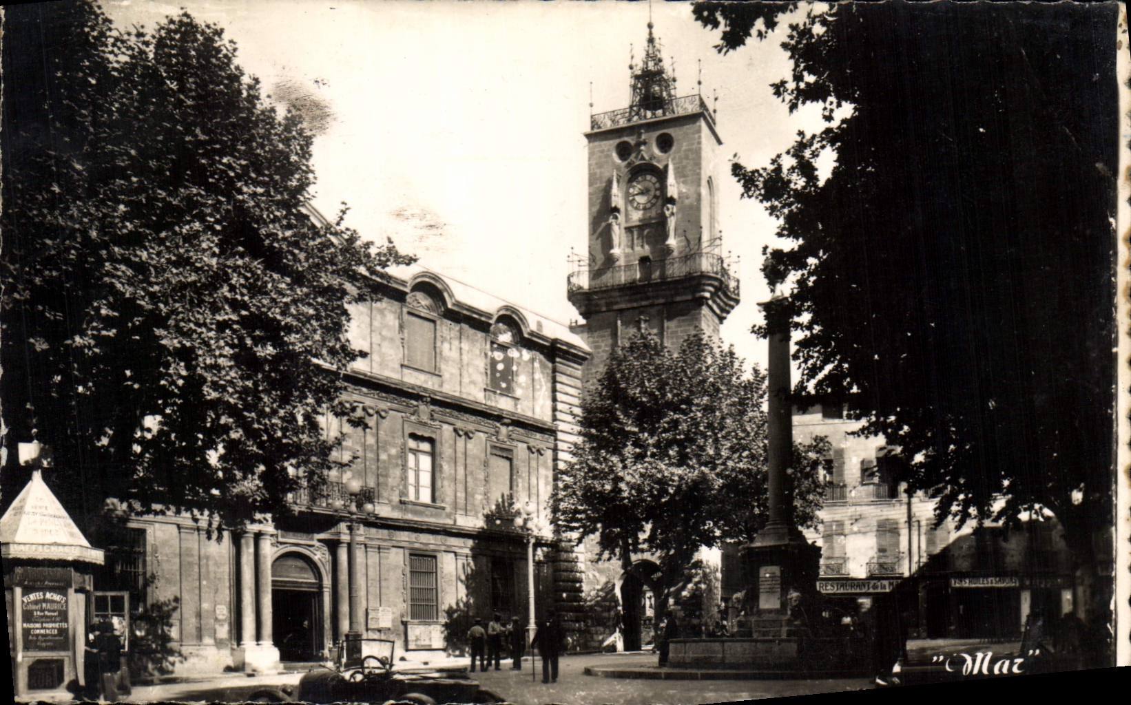 Aix-en-Provence — La Mairie et le Beffroi — Éditions MAR, Aix-en-Provence