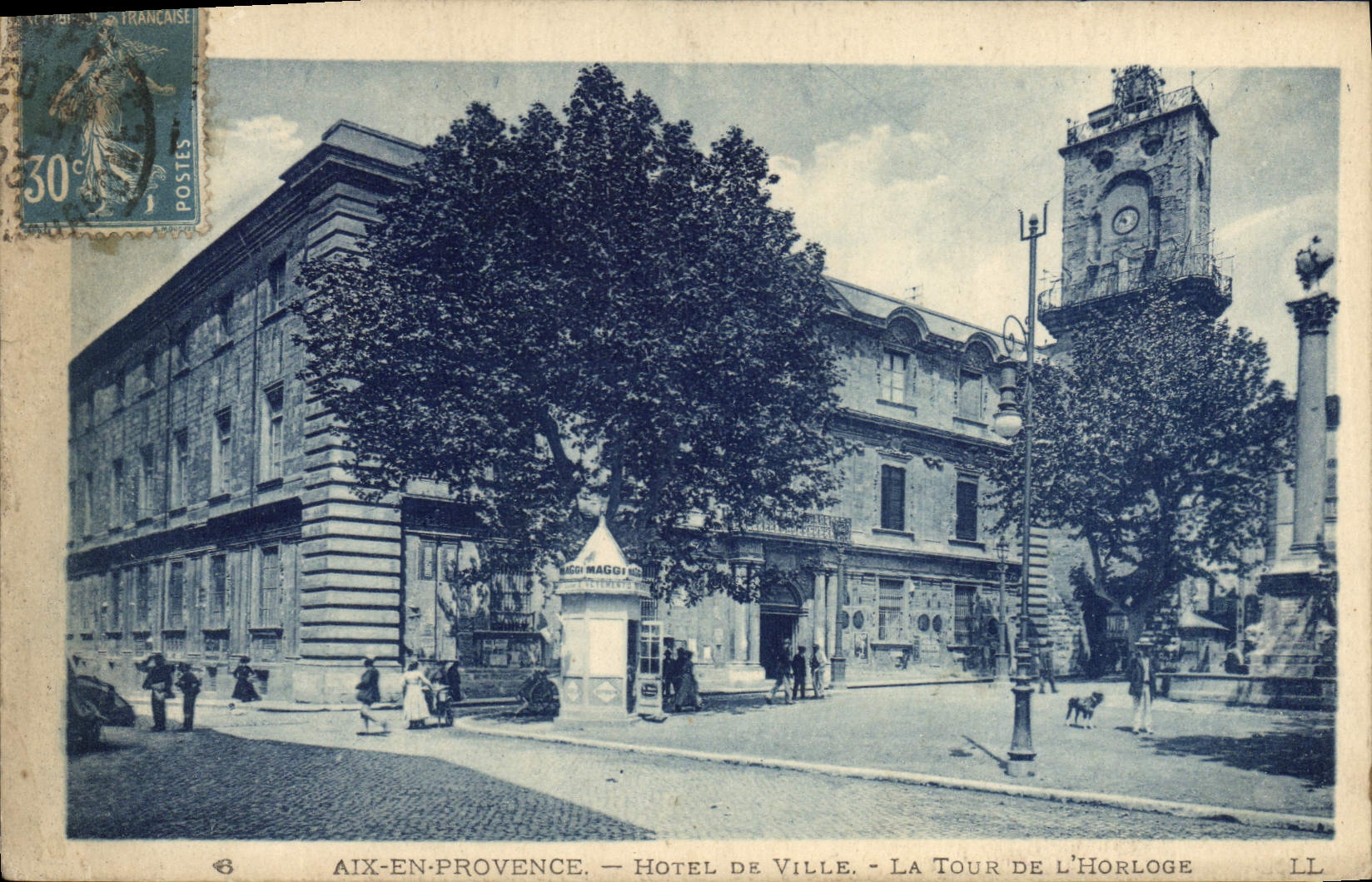 Aix-en-Provence — Hôtel de Ville — La Tour de l'Horloge — Éditeur Maggi