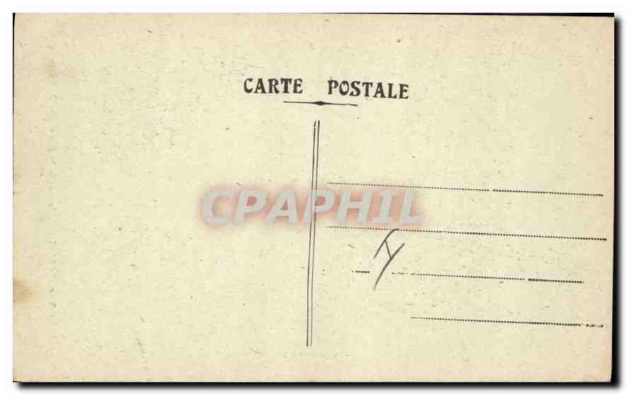 Aix-en-Provence — Plaza de la Mairie con la Torre del Reloj — editor CPAPHIL, n° 74 — Reverso