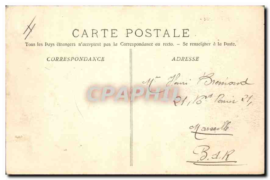 Aix-en-Provence - La Mairie (XIIIe Siècle) — éditeur C.M. — n° de série non visible — Verso