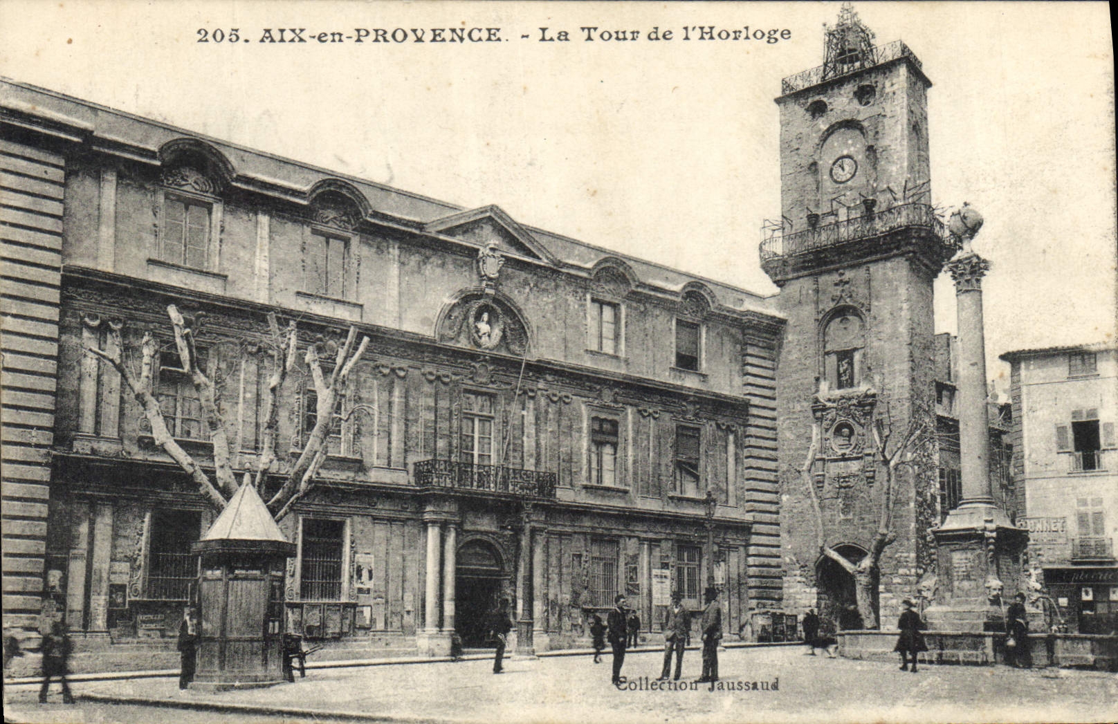 AIX-en-PROVENCE - View of the Clock Tower — Jaussaud Collection n°205