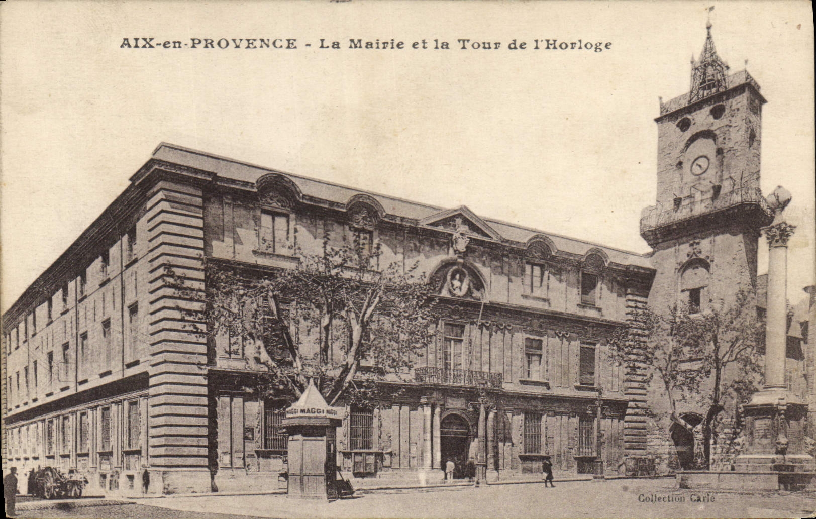 AIX-en-PROVENCE - La Mairie et la Tour de l'Horloge — Collection MAGGI N°600