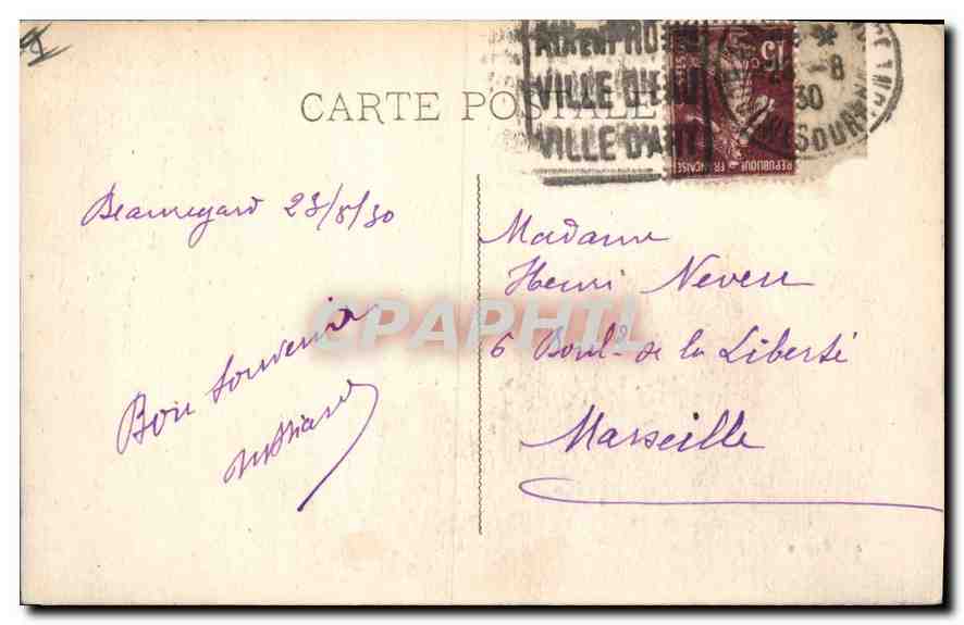 Aix-en-Provence — La Mairie — Éditeur Ea. Ragon — Reverso
