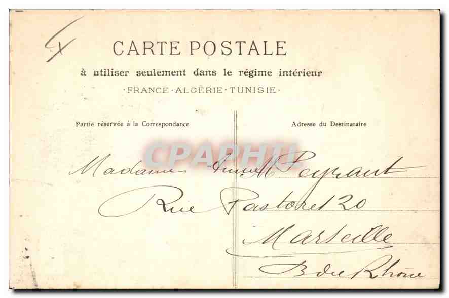 Aix-en-Provence — La Mairie — Tour de l'Horloge — Col. Jaussaud — Verso