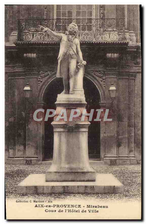 Aix-en-Provence - Mirabeau - Cour des Hôtel de Ville — Sammlung C. Martinet