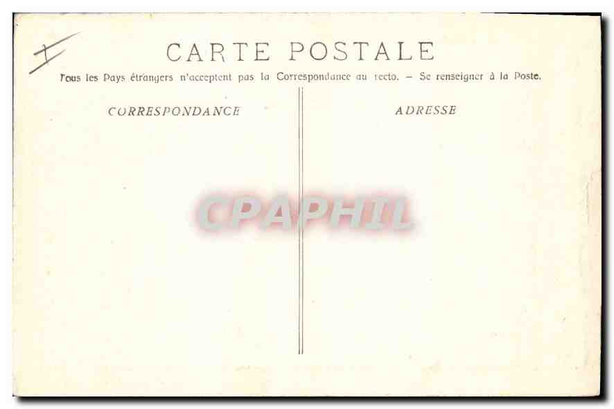CPA Aix en Provence La Mairie  — Rückseite