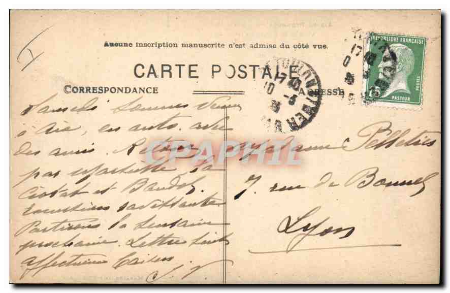 Aix-en-Provence — L'Hôtel de Ville et la Tour de l'Horloge — Maxatyr, Imprimeur — Aix — Verso
