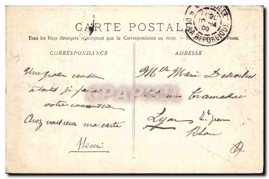 Aix-en-Provence — Fontaine Monumentale — Collection Jauassaud n°116 — Rückseite