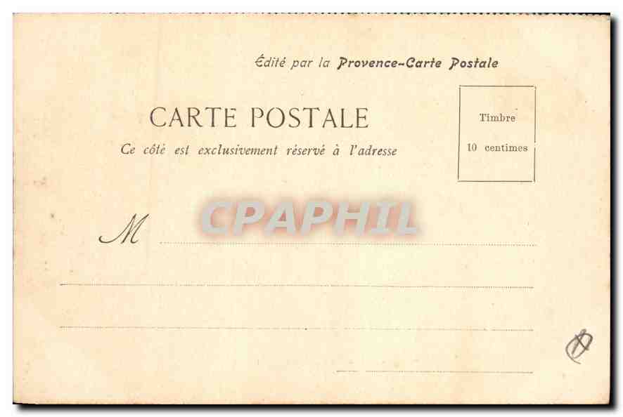 CPA Aix La Grande Fontaine  — Verso