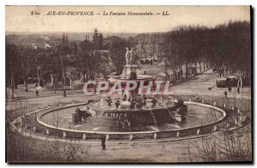 Aix-en-Provence — La Fontaine Monumentale — LL. — 2 bis