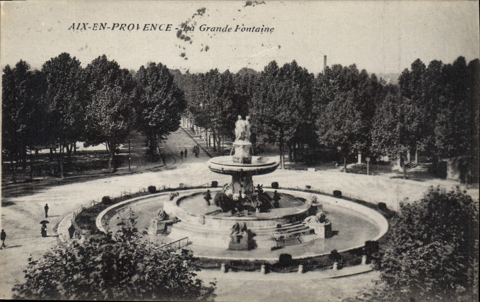 Aix-en-Provence — la Grande Fontaine — éditeur inconnu, n° de série non visible