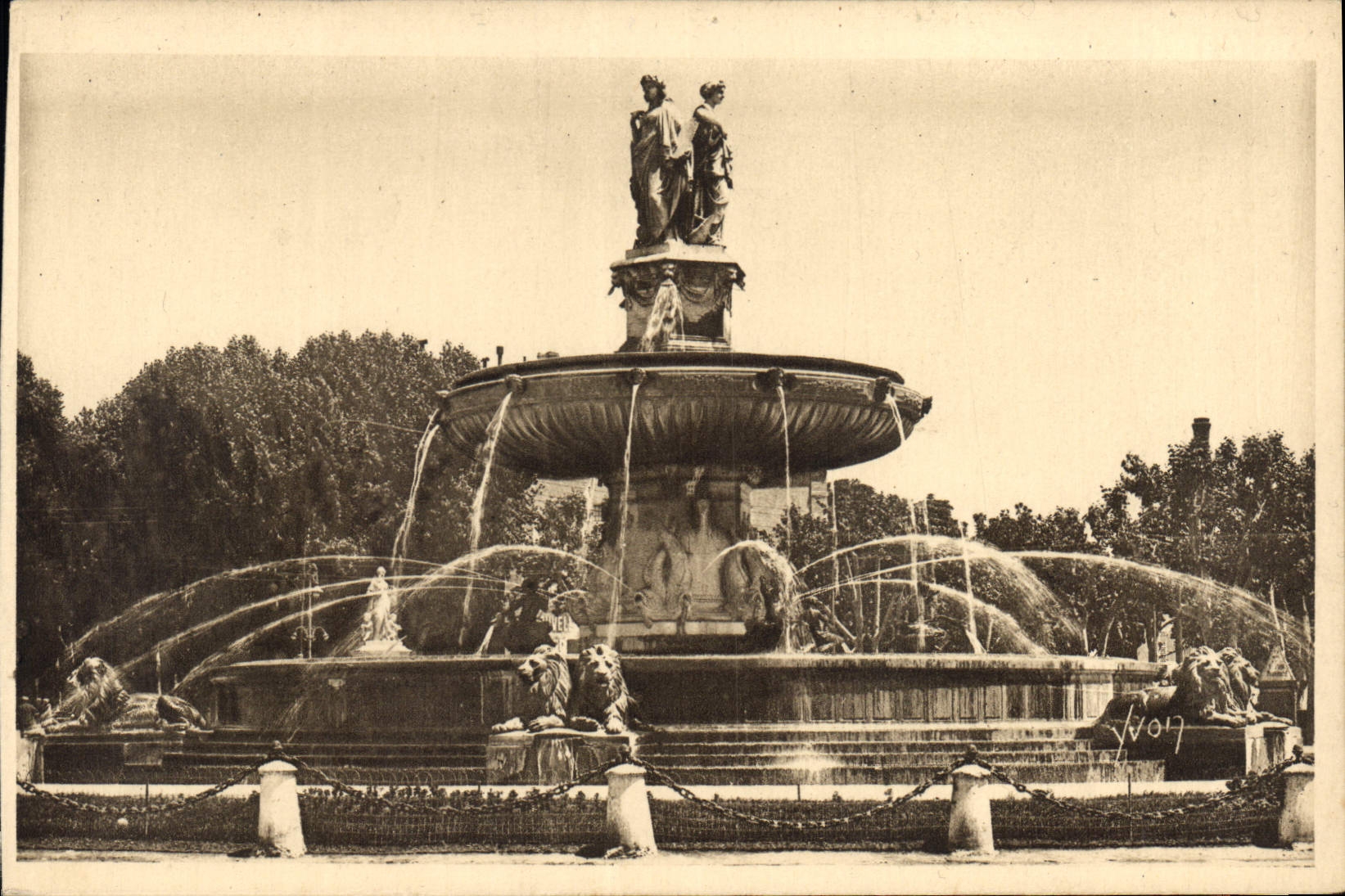 La Grande Fontaine — Aix-en-Provence (B.-du-R.) — Éditions d'Art YVON